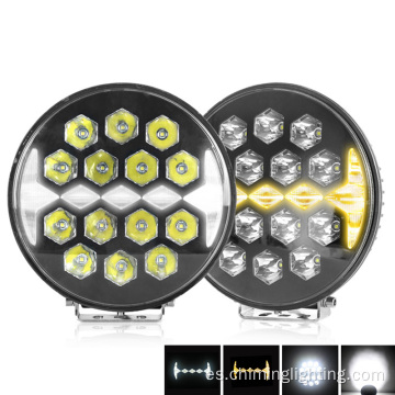 Luz de trabajo LED de inundación de luz de conducción de alta potencia de 8.7 pulgadas 12 V 24V 4x4 LED LED OFRODER para camión ATV SUV